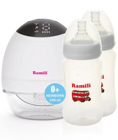 Молокоотсос Ramili С двумя бутылочками SE500240MLX2