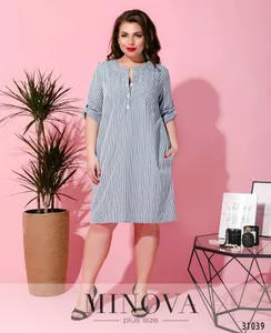 Платье 18-17-синий Minova