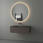Зеркало Evoform с LED-подсветкой 27 W Ø100 см Сенсорный выключатель Теплый белый свет