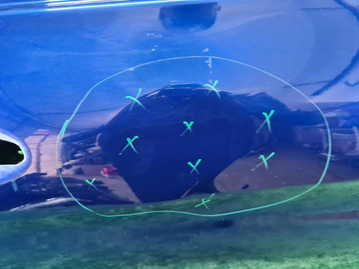 Дверь задняя правая Mercedes C W205 (2014-2023)