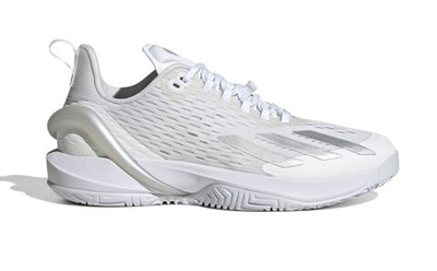 Женские Кроссовки теннисные Adidas Adizero Cybersonic W - cloud white/silver metallic/grey one