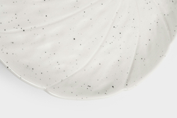 Блюдо 22см Anna Lafarg Light pumpkin Тыква белая в крапинку