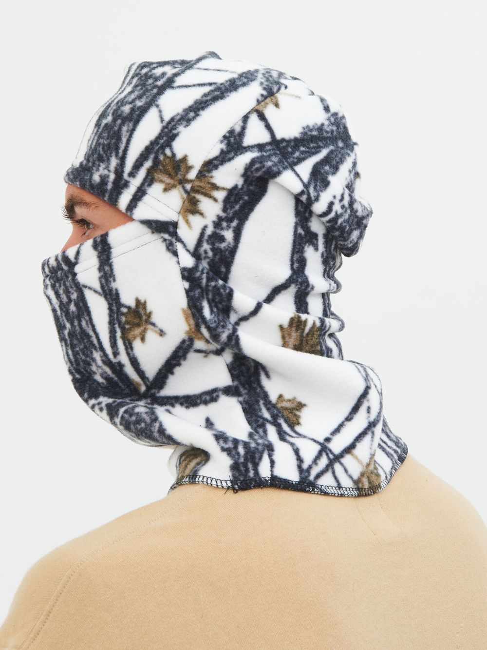 Балаклава Флис (280гр/м) цвет Белый лес