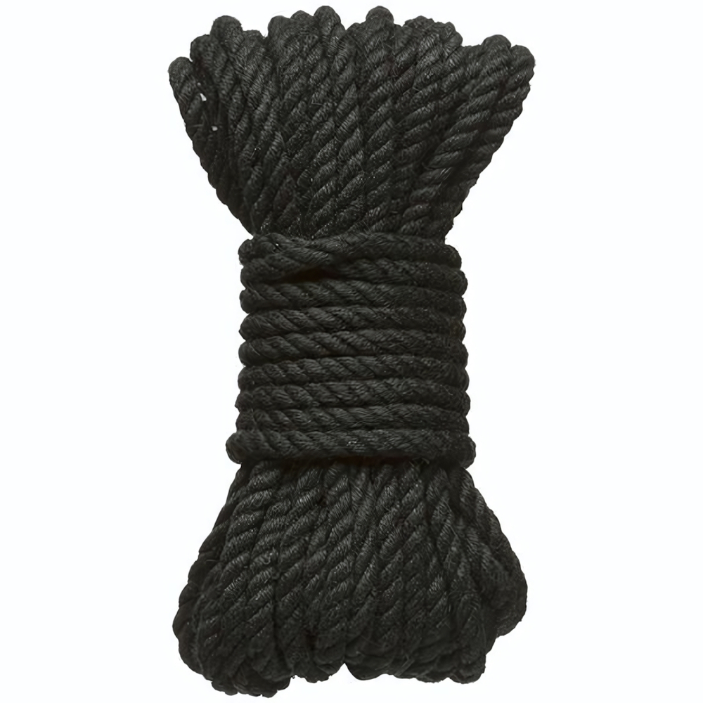 Черная верёвка для связывания и фиксации Bind&Tie - 9,14 м. (Цвет: черный)