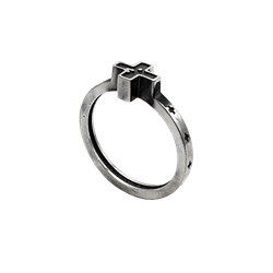 cross minus ring