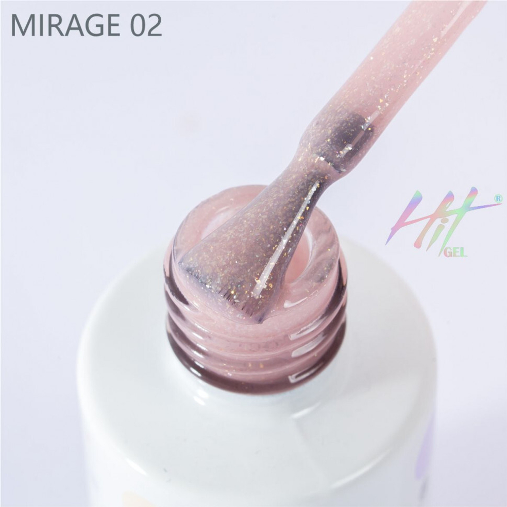 Гель-лак ТМ "HIT gel" №02 Mirage, 9 мл