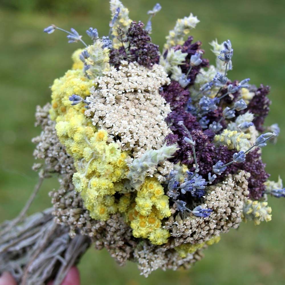 Букет сухоцветов 26х20 см - Настроение