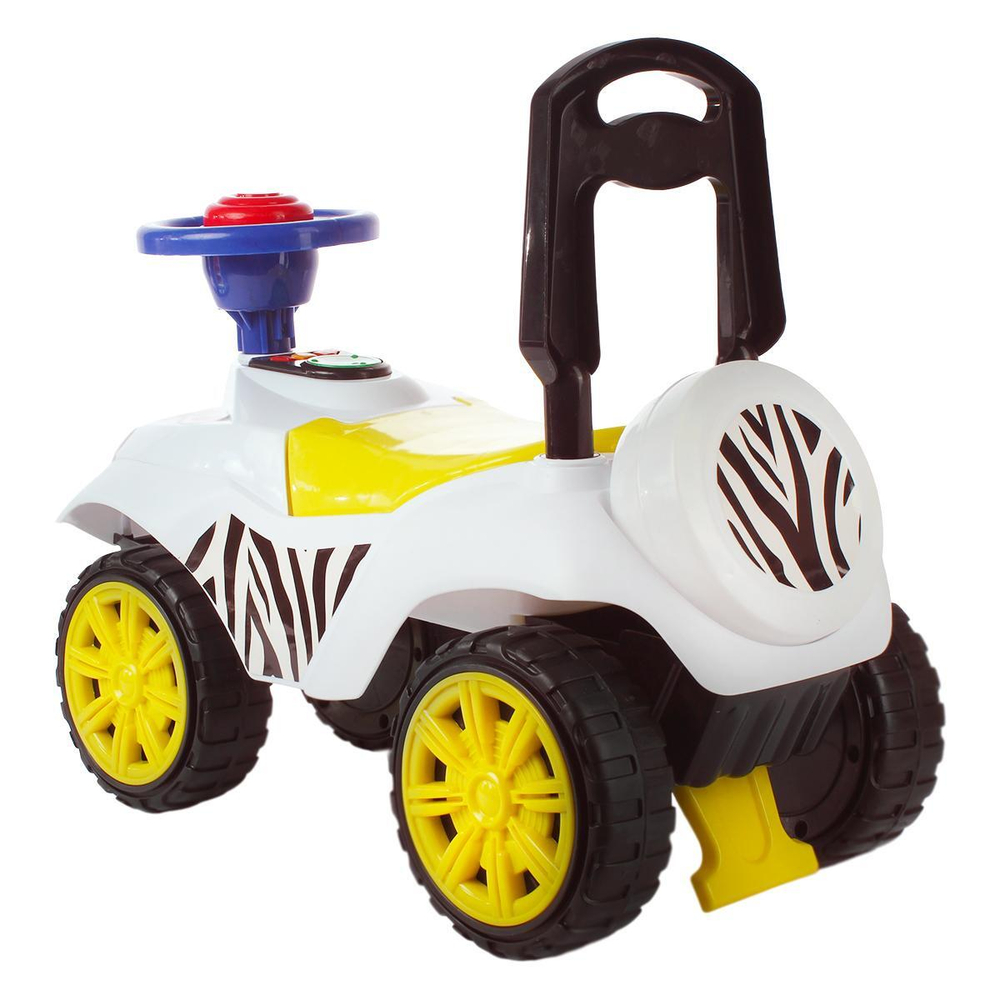 Толокар машина большая RRB-58-З Зебра (64*29*48 см)