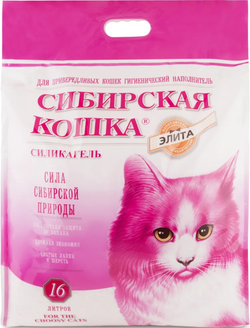 Сибирская кошка силикагель 16л. розовый