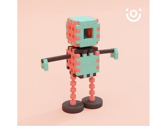 Конструктор Marioinex Mini Waffle Эксперт 71 деталь