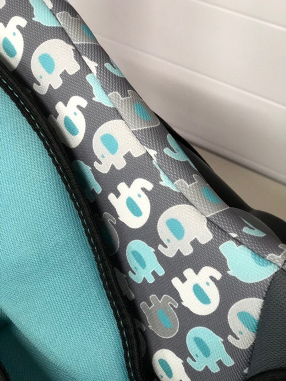 ДУУ KIDS PLANET-SIGER Luna, лазурные слоны  люлька 0-13, шт