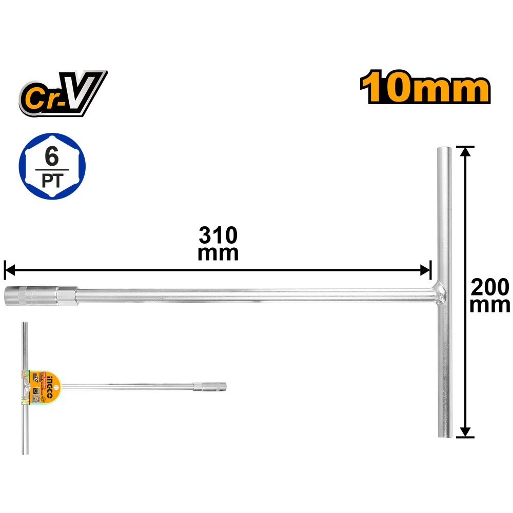 Ключ торцевой INGCO HTSW1008 10 мм