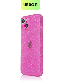 Чехол BROSCORP для Apple iPhone 13 оптом (арт. IP13-TPU-BRILLIANCE-PINK)