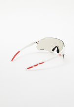 Спортивные очки 720armour Kamikaze + / Matte White w/ Red Rubber / Photochromic Smoke Light Blue