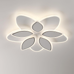 8014/75CL LEDIO LN25 белый/белый металл/акрилл Потолочный светильник LED 75W 220V 3000-6000K LOTUS