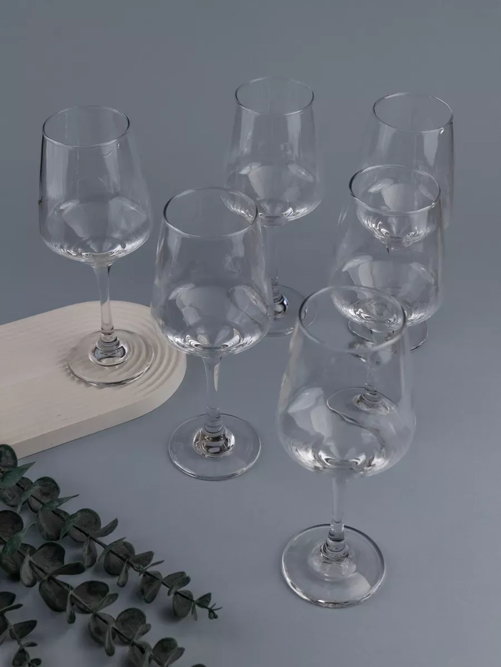 Набор бокалов для вина, 450 мл, 6 шт. прозрачные