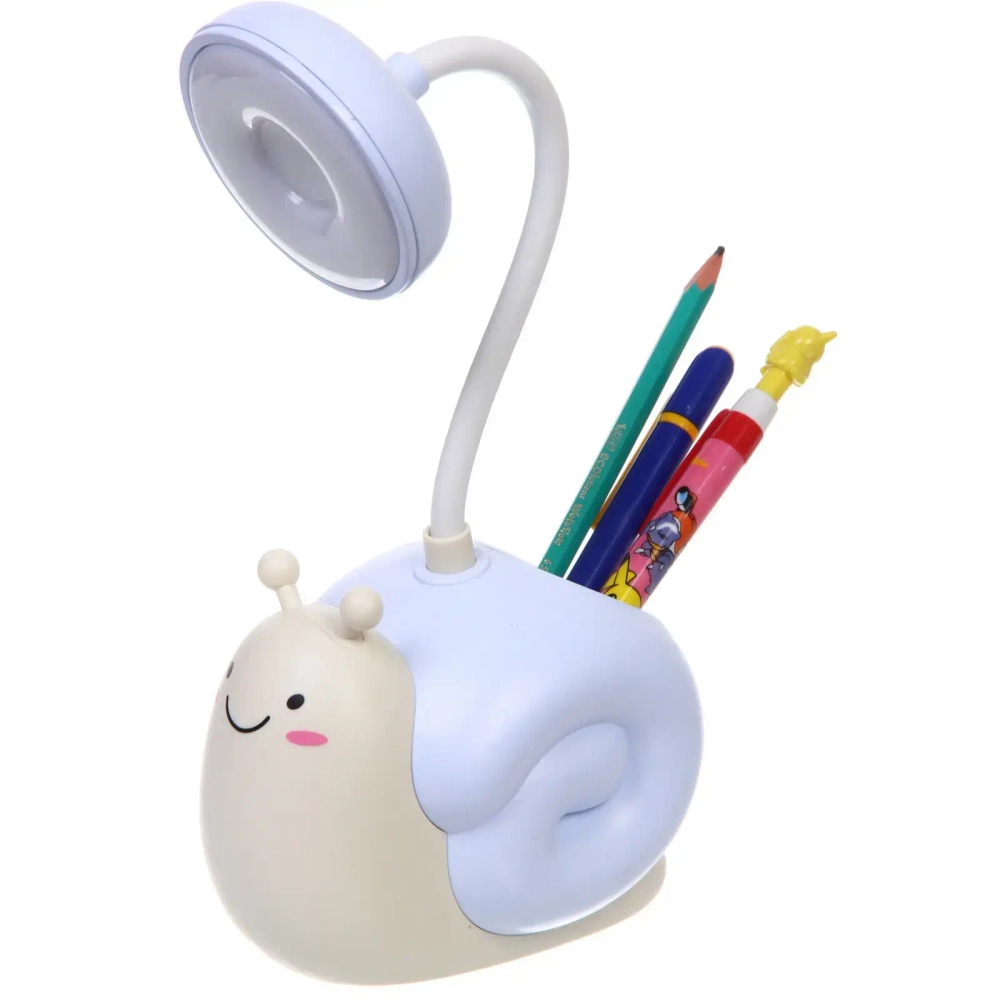 Настольная лампа «Sweet - Snail» 8.5*13*29 см LED, USB 0.6-4.2W 5V, Голубой