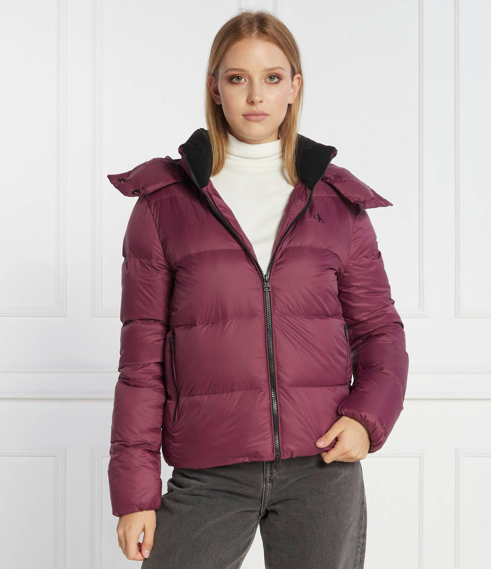 Пуховая куртка CALVIN KLEIN JEANS - фиолетовый(J20J221646)