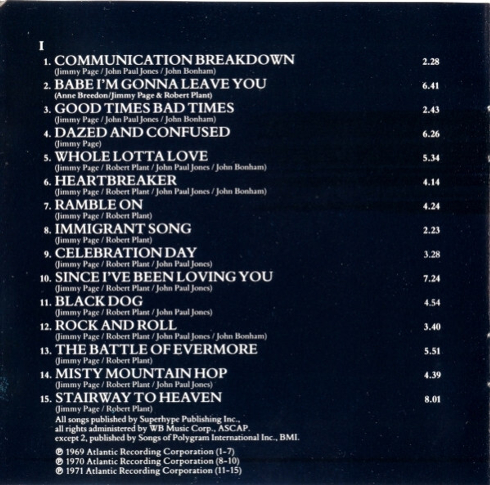 Led Zeppelin / Remasters (Bonus Disc edition) (3CD)
