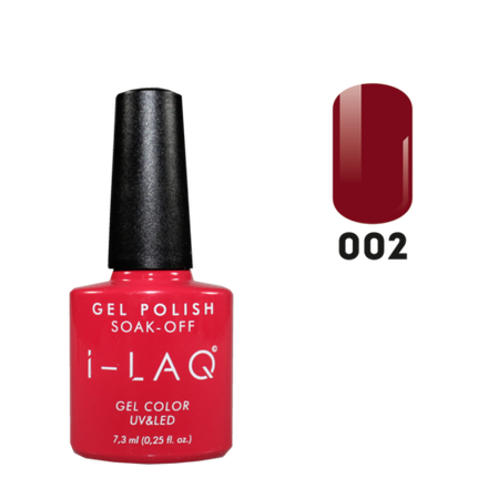 Гель лак для ногтей I-laq  002, 7,3 мл.