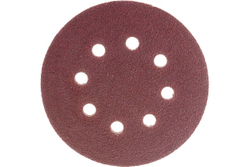 Круг шлифовальный СТАНДАРТ (5 шт; 125 мм; 8 отв; Р40) Зубр 35350-125-040