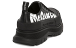 Alexander McQueen Alexander McQueen Tread Slick LOGO Printed Sports Platform Shoes Men's Black