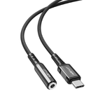 C1-07 USB-C to 3.5mm aluminum alloy headphones adapter cable