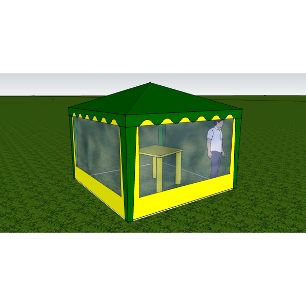 Стенка с окном Митек 3,0 х 2,0 (к беседке 3,0х3,0 и 6,0х3,0)