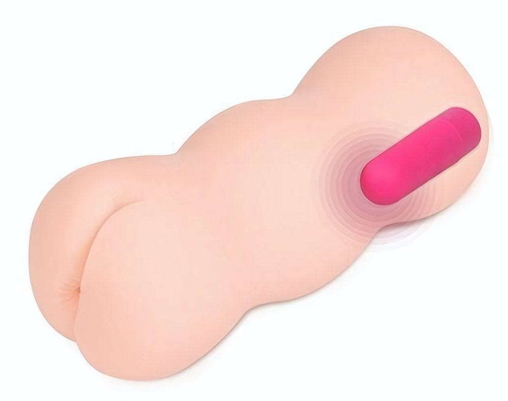 Телесный вибромастурбатор-анус TONGGGO 2 Auto (Цвет: телесный)