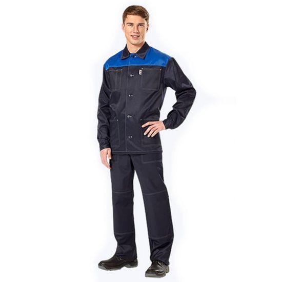 Костюм "Аскет" брюки (т.синий/василек)