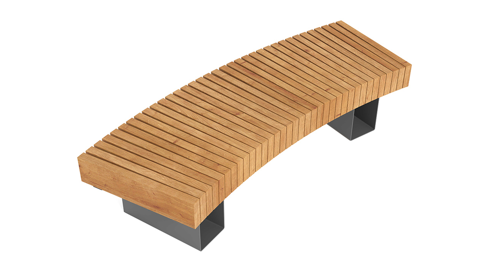 Скамья радиусная 2000ммх650ммх450мм  SK00083