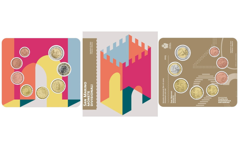 San Marino 2023 BU Set - Complete Euro Coin Collection
