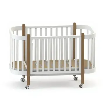 Детская кроватка с продольным маятником Гандылян Молли Белая