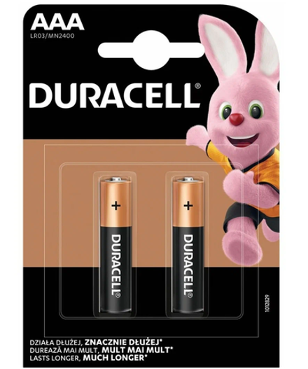 Батарейки Duracell ААА 2шт