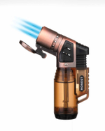 Зажигалка сигарная Honest, тройное пламя, бронза 779-Brown