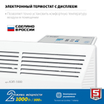 ЗУБР ПРО серия 1 кВт, электрический конвектор, Профессионал (КЭП-1000)