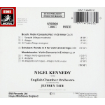 Nigel Kennedy, Jeffrey Tate, English Chamber Orchestra / Mendelssohn: Violin Concerto In E Minor, Bruch: Violin Concerto No. 1 In G Minor, Schubert: Rondo In A (CD)