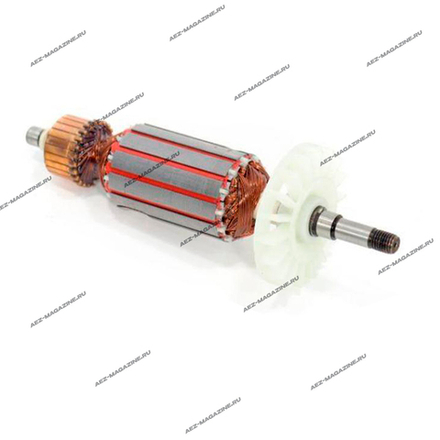 Якорь подходит для ИНТЕРСКОЛ УШМ-115/ 900. 125/900 нового образца без шпонки