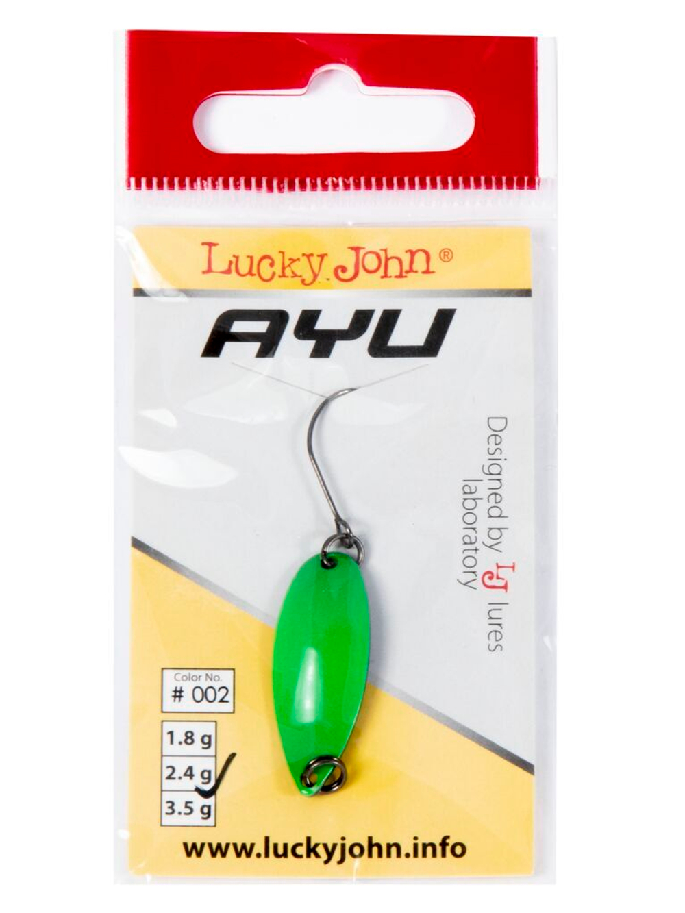 Блесна колеб. Lucky John TR AYU длин.29мм/02.4г 002