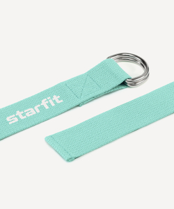 Ремень для йоги YB-100 183 см, хлопок, мятный