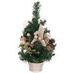 Елка декоративная «Сказочный блеск» 30 см, Шампань