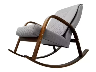 Массажное кресло качалка FUJIMO CAROLINE F2001 TCF белый,шоколад,серый