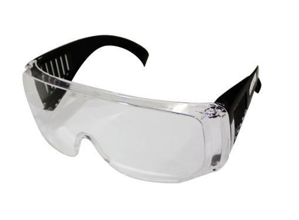 Очки защитные поликарбонат, с непрозрачными дужками, разноцветные, (шт.)