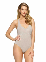 Боди из модального полотна с Т-образной спинкой (Размер: L) (Цвет: черный)