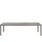 Стол металлический раздвижной Rio Alu, 210-280х100 см, тортора
