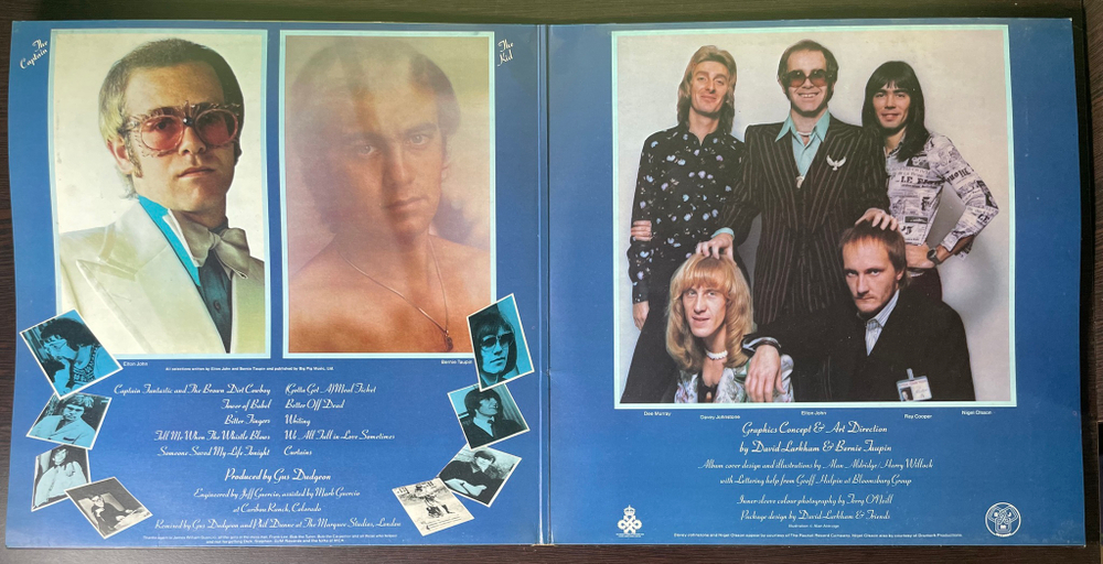 Elton John ‎– Captain Fantastic And The Brown Dirt Cowboy (Англия 1975г.)