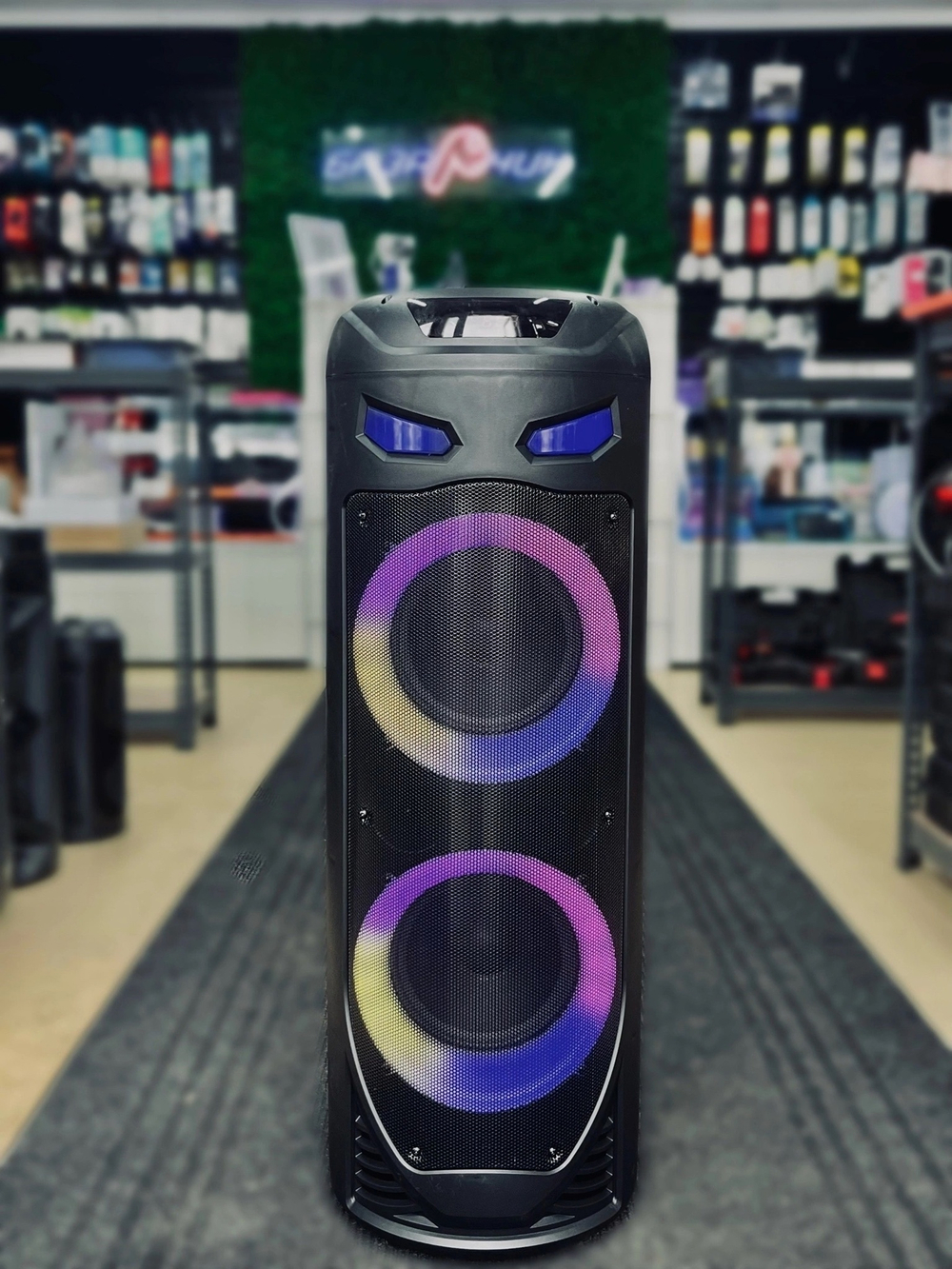 Напольная колонка Sing-e ZQS-8237 (8"60W/6A/микрофон)