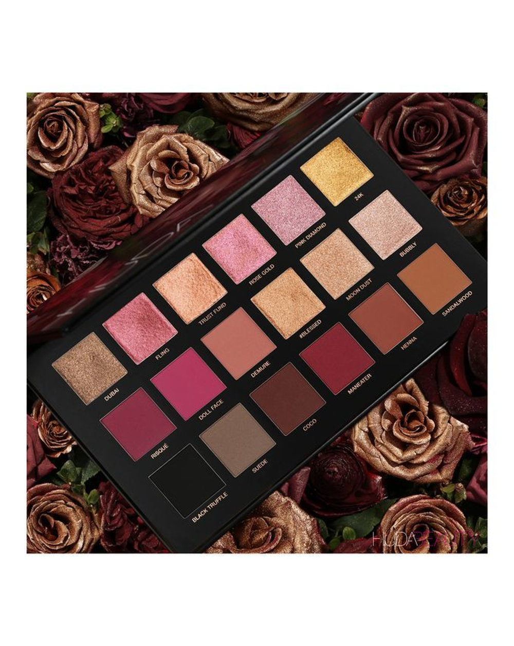 Huda Beauty Rose Gold Remastered palette