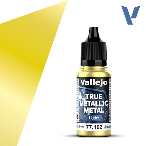 Vallejo True Metallic Metal - Radiant Yellow (Light)