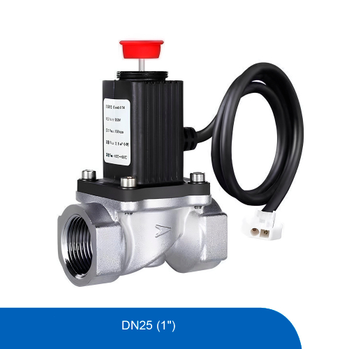 Электромагнитный газовый кран DN25 (1")